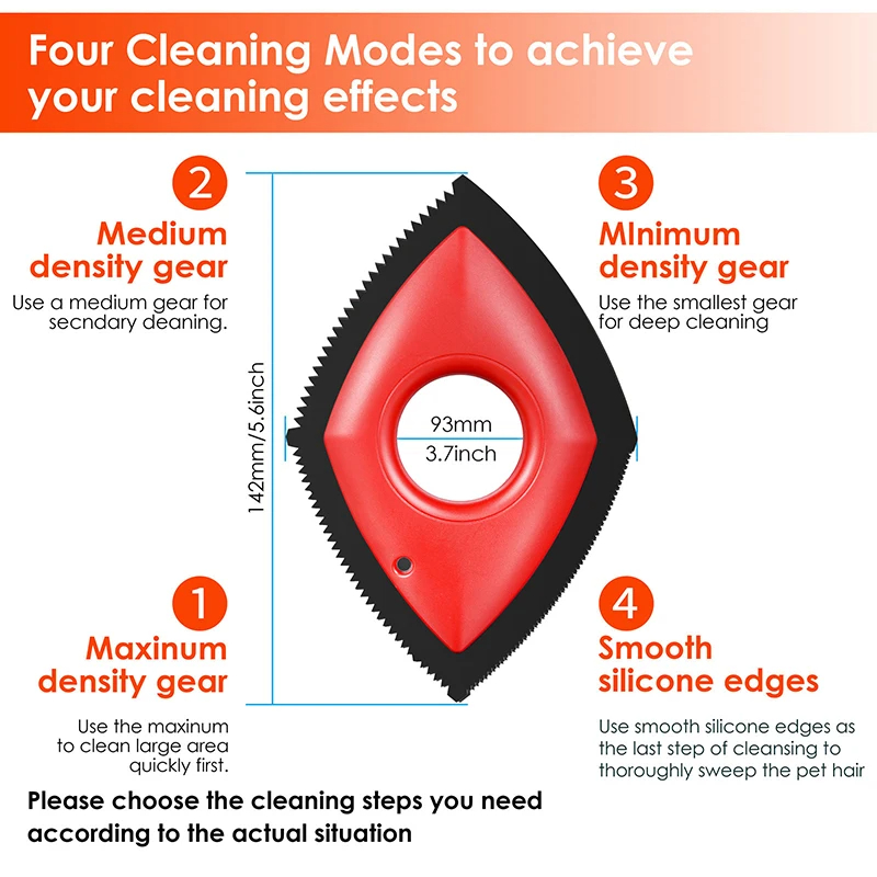 4 Modi Pet Hair Remover Kam Bo - Seat Cleaner Fabric recensie en prijs