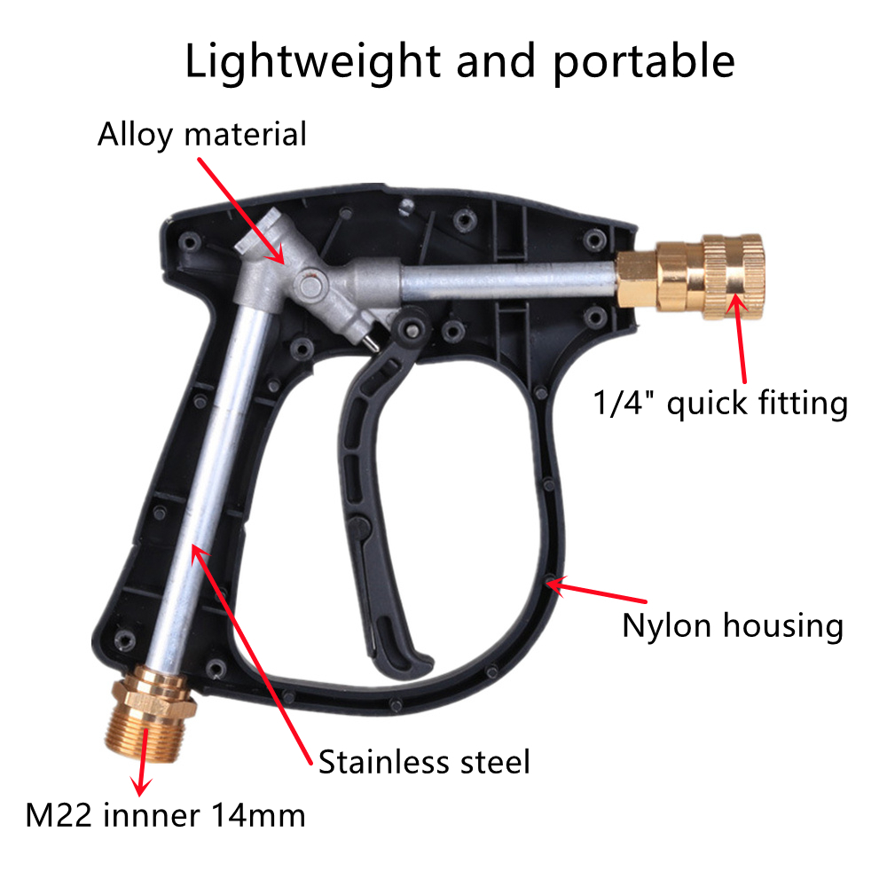 Hogedrukreiniger pistool + sne - Pressure Washer Foam Gun recensie en prijs