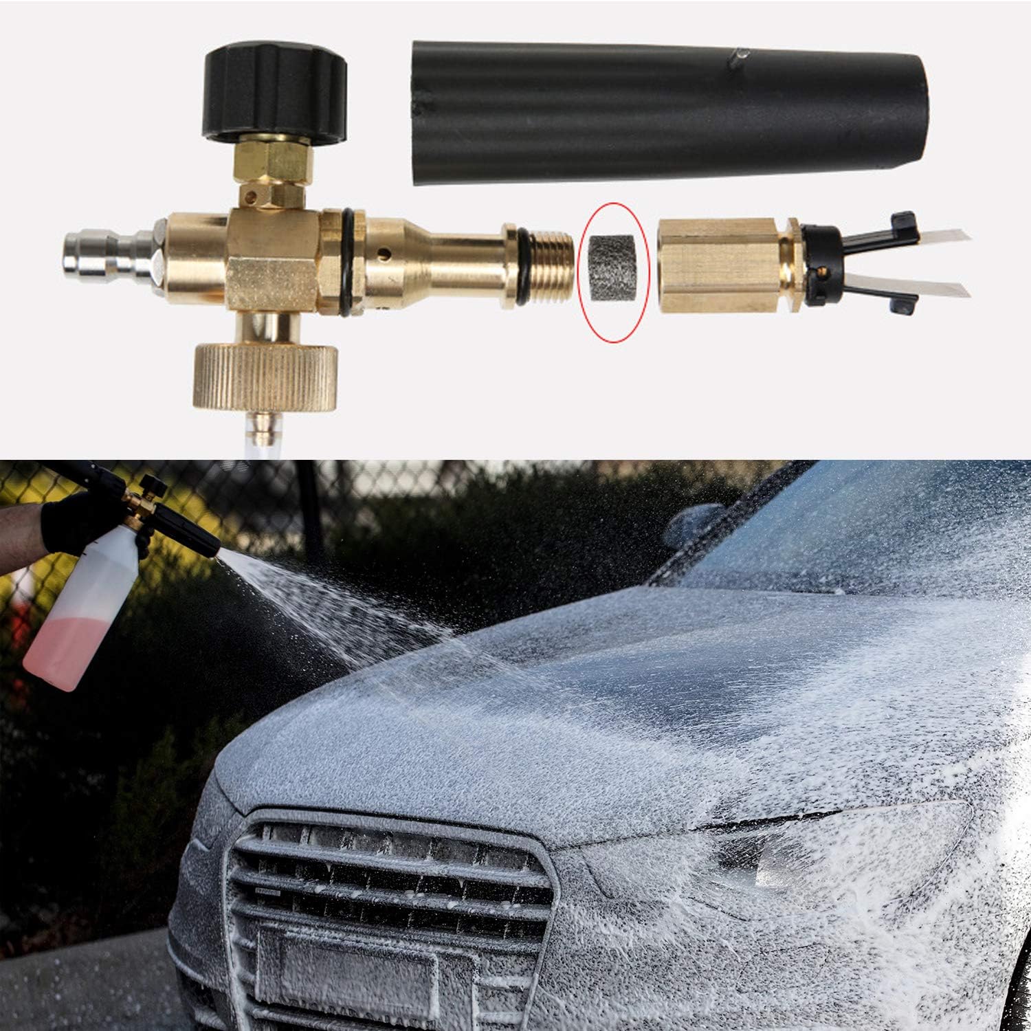 4 Stuks Hoge Dichtheid Schuiml - Foam Cannon Car Wash recensie en prijs