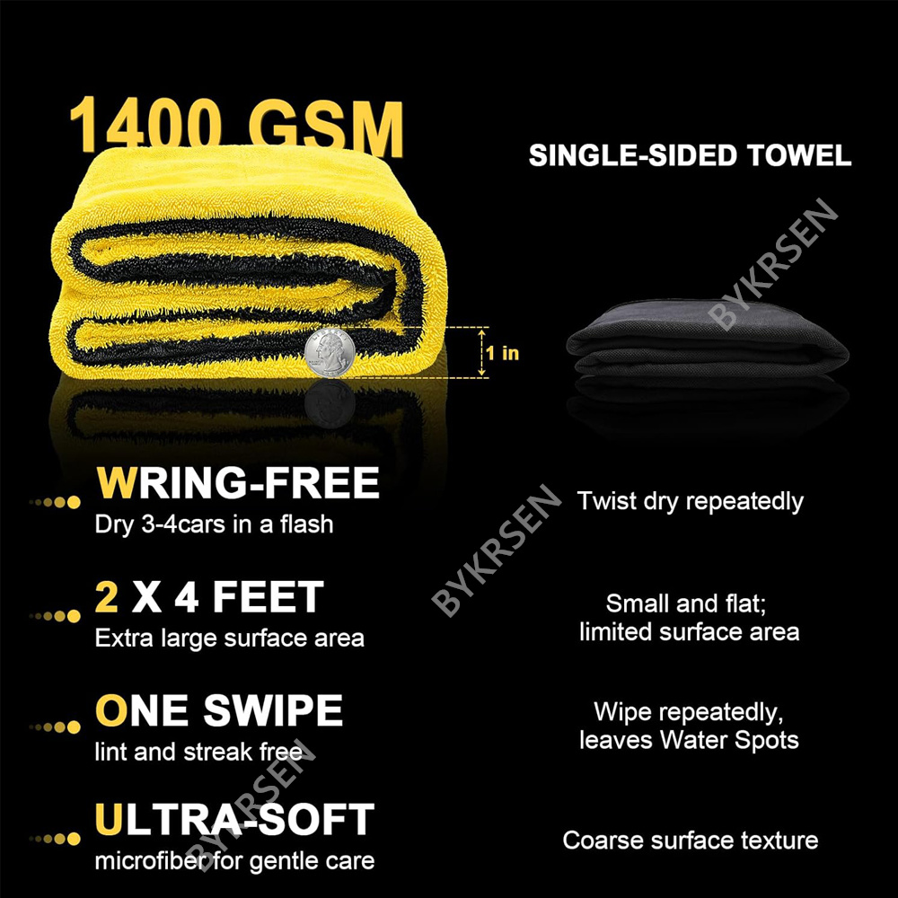 1400GSM Oversized Microvezel A - Microfiber Towel Detailing recensie en prijs